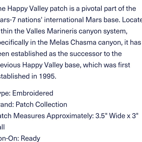 For All Of Mankind Patch Eden Greenhouses to Happy Valley Embroidered Iron On - Picture 3 of 4